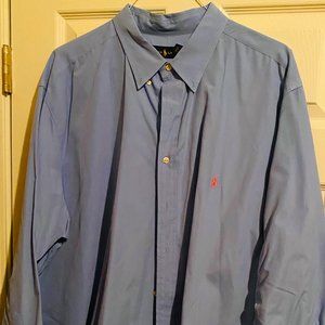 Sky Blue Ralph Lauren Button Down Polo